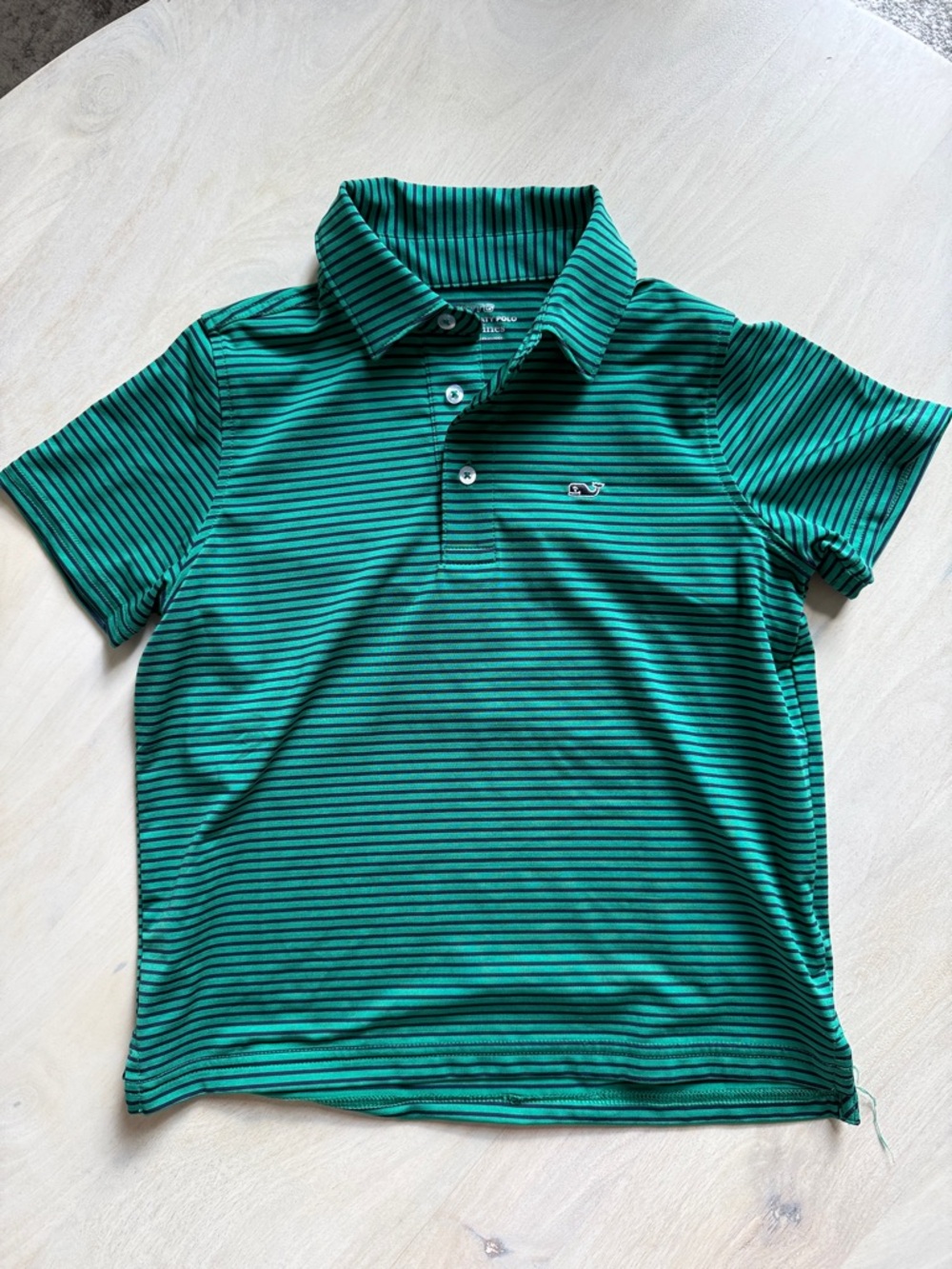 VGUC VINEYARD VINES SANKATY PERFORMANCE POLO boys SZ 7